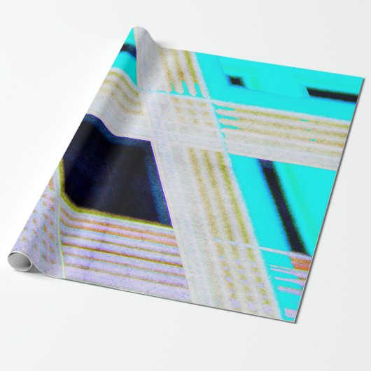 Abstracte oude grijze achtergrond met heldere kleu cadeaupapier (Uitgerold)