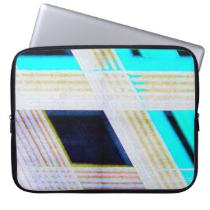 Abstracte oude grijze achtergrond met heldere kleu laptop sleeve