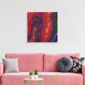 Abstracte Overbelasting Canvas Afdruk (Insitu (Woonkamer))