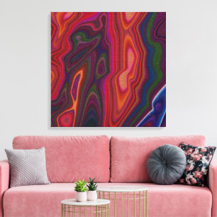 Abstracte Overbelasting Canvas Afdruk