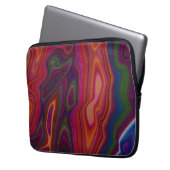 Abstracte Overbelasting Laptop Sleeve (Voorkant Links)