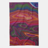 Abstracte Overbelasting Theedoek (Verticaal)
