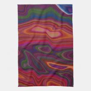 Abstracte Overbelasting Theedoek