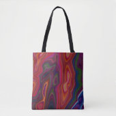 Abstracte Overbelasting Tote Bag (Voorkant)