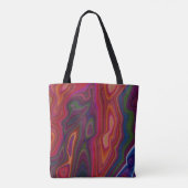 Abstracte Overbelasting Tote Bag (Achterkant)