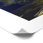 Abstracte overblijfselen landschap poster 3 (Hoek)