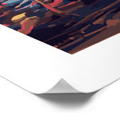 Abstracte overblijfselen landschap poster nr. 2 (Hoek)