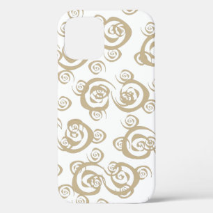 Abstracte overlappende spiralenpatronen Case-Mate iPhone case