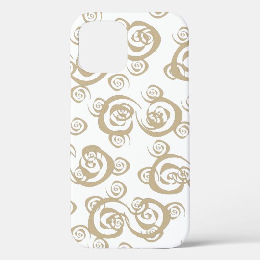 Abstracte overlappende spiralenpatronen Case-Mate iPhone case (Achterkant)
