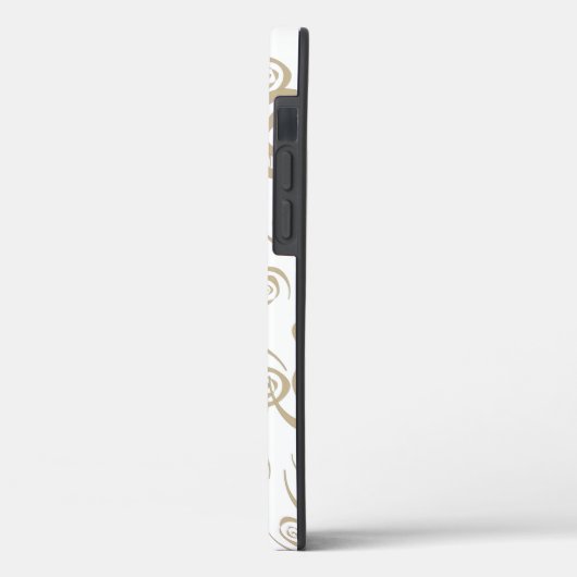 Abstracte overlappende spiralenpatronen Case-Mate iPhone case (Achterkant / Links)