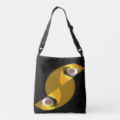 ABSTRACTE OWL CROSSBODY TAS (Achterkant)