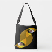 ABSTRACTE OWL CROSSBODY TAS (Voorkant)