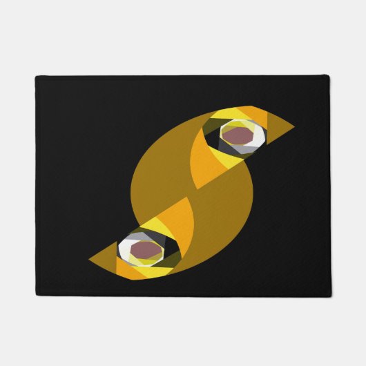 ABSTRACTE OWL DEURMAT (Voorkant)