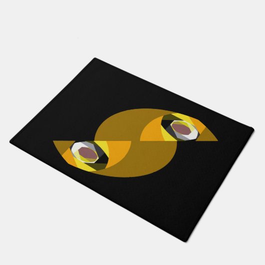 ABSTRACTE OWL DEURMAT (Schuin)