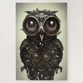 Abstracte Owl Jigzaag Puzzle Legpuzzel (Verticaal)