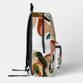 Abstracte paard en vrouw rugzak (Links)