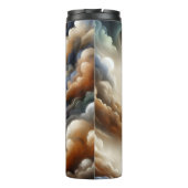 Abstracte paard wolken dromenlandschap kunst thermosbeker (Achterkant)