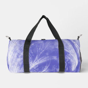 Abstracte Paardebloemen & vuurvliegjes Blauw Plunjezak