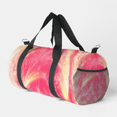 Abstracte Paardebloemen & vuurvliegjes Geel rood Plunjezak (Rechterhoek)