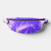 Abstracte Paardebloemen & vuurvliegjes Roze Paarse Heuptasje (Liggend)