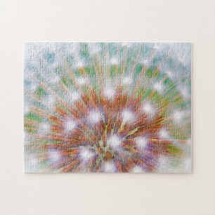 Abstracte paardenbloempluis legpuzzel