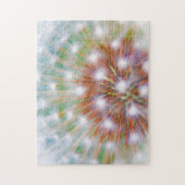 Abstracte paardenbloempluis legpuzzel (Verticaal)