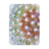 Abstracte paardenbloempluis magneet (Verticaal)