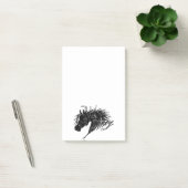 Abstracte paardenkop post-it® notes (Kantoor)