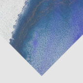 Abstracte Paars- en blauwe waterkleurontkoppeling Tissuepapier (Detail)