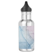 Abstracte Paarse afdruk met naam Waterfles (Links)