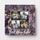 Abstracte paarse amethist kwarts marmer graniet mo fotoplaat (Voorkant)