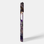 Abstracte paarse amethist kwarts marmer monogram Case-Mate iPhone case (Achterkant / Rechts)