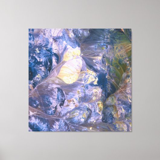 Abstracte Paarse aura-kracht Canvas Afdruk (Voorkant)