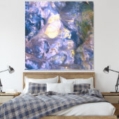 Abstracte Paarse aura-kracht Canvas Afdruk (Insitu (Slaapkamer))