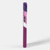 abstracte paarse + Berry Toon chique koele marmer Case-Mate iPhone Case (Achterkant / Rechts)