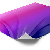 Abstracte Paarse Blauwe Achtergrond Vector Grafisc Poster (Hoek)