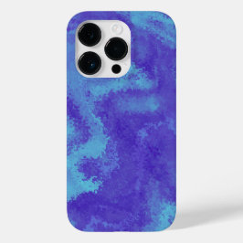 Abstracte Paarse blauwe diffusie Case-Mate iPhone 14 Pro Hoesje