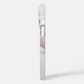 Abstracte Paarse bloem Case-Mate iPhone Case (Achterkant / Links)