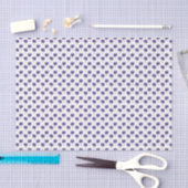 Abstracte Paarse Bloem Doodle Kunststijl Tissuepapier (Craft)