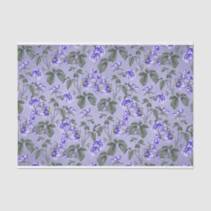 Abstracte  paarse bloemen tissuepapier