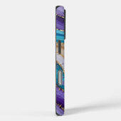 Abstracte Paarse en blauwe topografie Case-Mate iPhone Case (Achterkant / Rechts)