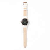 Abstracte paarse eWatch-horloge Horloge (Achterkant)