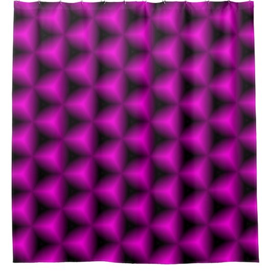 Abstracte paarse geometrische achtergrond.abstract douchegordijn (Voorkant)
