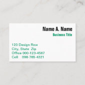 Abstracte Paarse golven van het Rollen over Blauwg Visitekaartje (Achterkant)