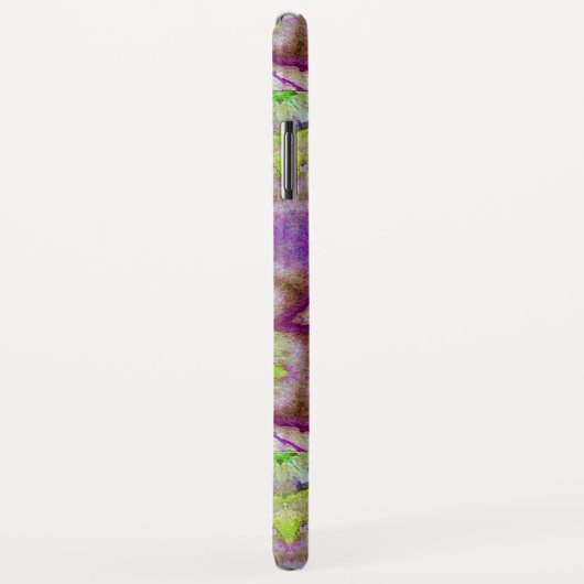 ABSTRACTE PAARSE GREEN FUCHSIA STARS MET GEMSTONEN Case-Mate iPhone CASE (Achterkant/rechts)