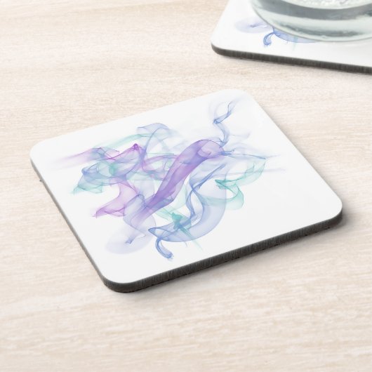 Abstracte Paarse haas Bier Onderzetter (Linkerzijde)