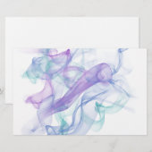 Abstracte Paarse haas Briefpapier (Voorkant / Achterkant)