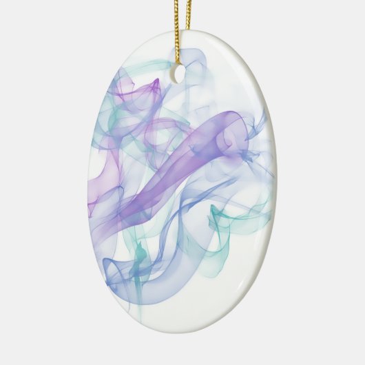 Abstracte Paarse haas Keramisch Ornament (Links)