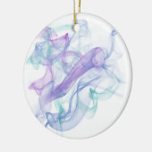 Abstracte Paarse haas Keramisch Ornament (Links)