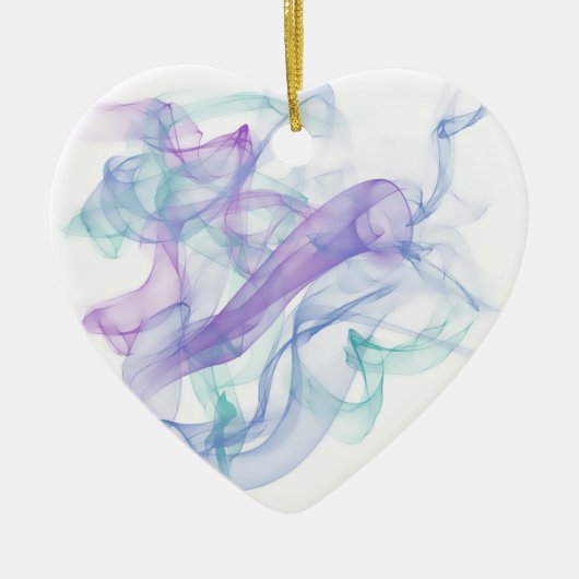 Abstracte Paarse haas Keramisch Ornament (Voorkant)